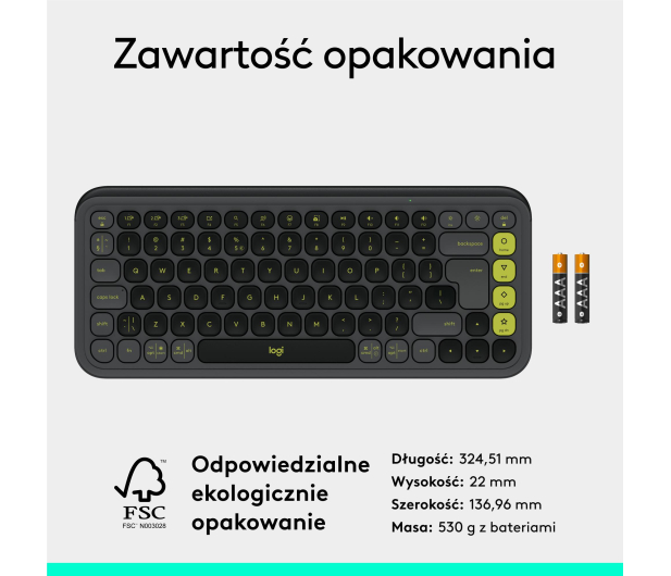 Logitech POP ICON Keys biała - 1355579 - zdjęcie 14
